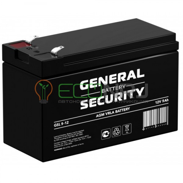 Аккумуляторная батарея General Security GSL9-12 F2