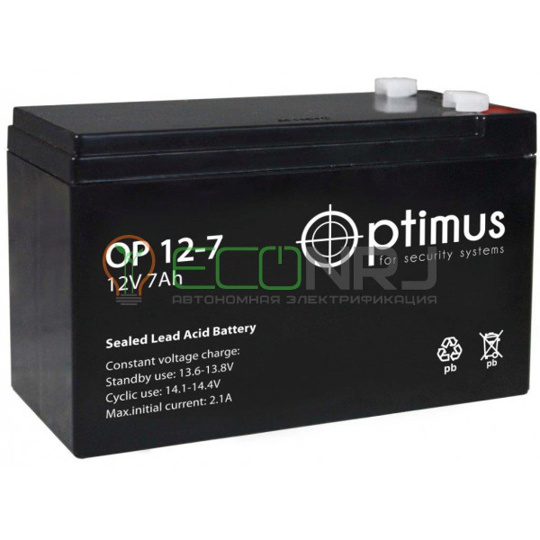 Аккумуляторная батарея Optimus OP 1207