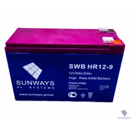 Аккумуляторная батарея SUNWAYS HR 12-9