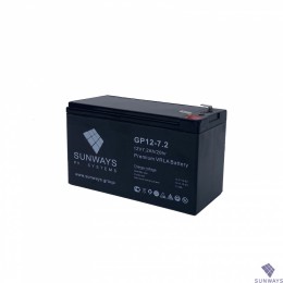 Аккумуляторная батарея SUNWAYS GP 12-7,2
