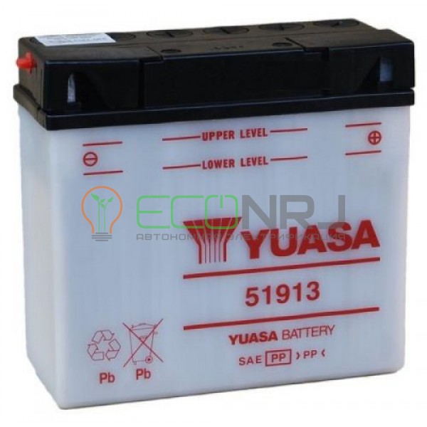 Аккумуляторная батарея Yuasa 51913 (Мото АКБ)