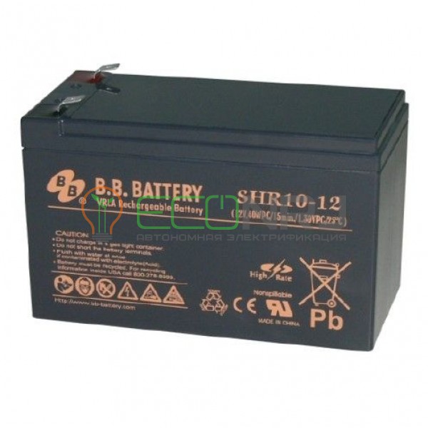 Аккумуляторная батарея B.B.Battery SHR 10-12