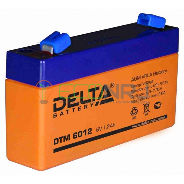 Аккумуляторная батарея Delta DTM 6012