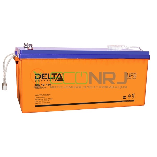 Аккумуляторная батарея Delta HRL 12-180