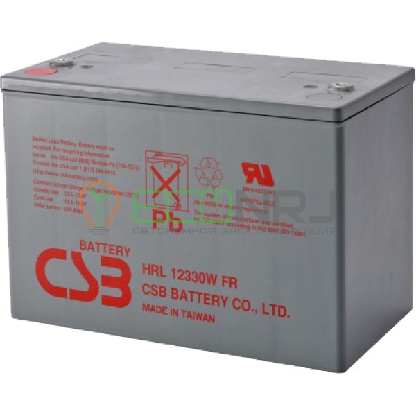 Аккумуляторная батарея CSB HRL12330W FR