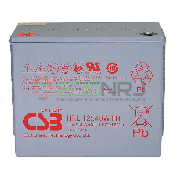 Аккумуляторная батарея CSB HRL12540W FR