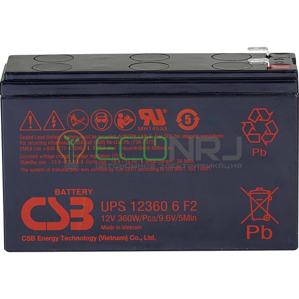 Аккумуляторная батарея CSB UPS123606 F2