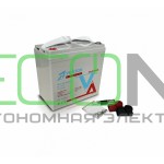 Инвертор (ИБП) Энергия ПН-1000 + Аккумуляторная батарея Vektor GL 12-55