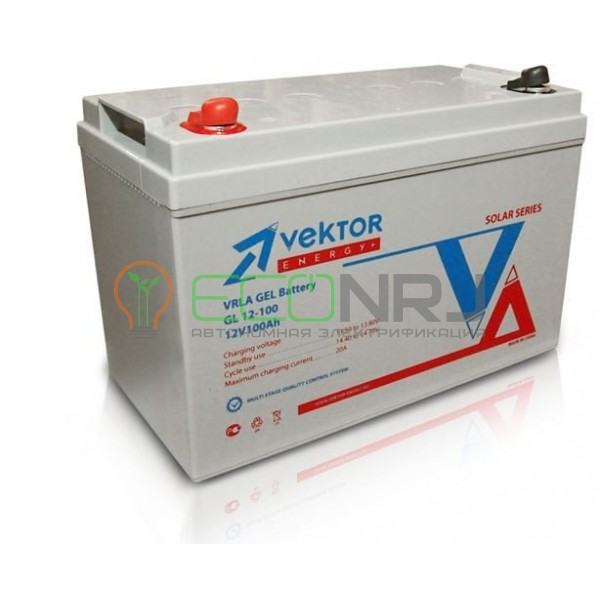 Аккумуляторная батарея Vektor GL 12-80